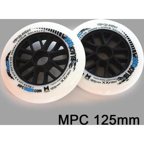 6 pcs MPC Black Magic SRC XXFirm 125mm Professional Marathon Racing Wheels Inline Speed Skates Wheel Road Track Skating LZ100