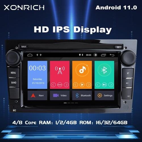 2 Din Android 10 Car Multimedia For Opel Vectra C Zafira B Corsa D C Astra H G J Meriva Vivaro Radio GPS Navigation NODVD Player