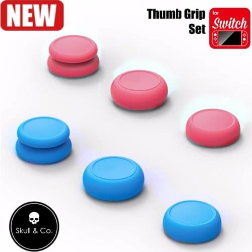 Skull & Co. FPS CQC Thumb Stick Grip Set Joystick Cap Thumb Cover for Nintend Switch lite Nitendo Switch JoyCon Controller New
