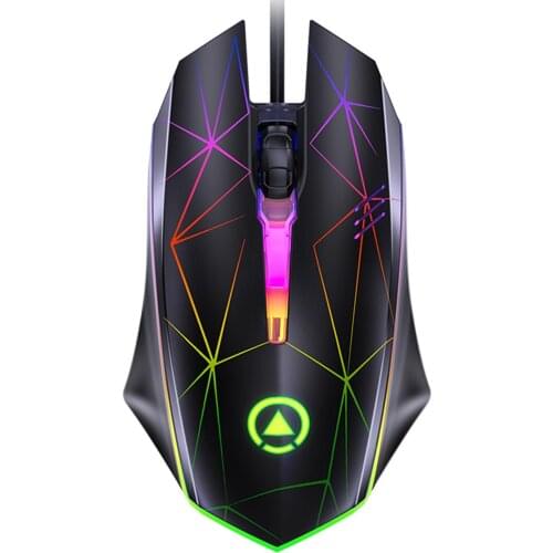 Ergonomics 1200 DPI Colorful Backlit Classic Design Durable And Comfortable Wired Game Mouse For a Variety Of Large Games