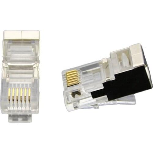 MT-5052-B STP type cat.3 6p6c rj12 rj11 connector terminal modular plug