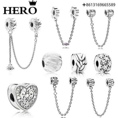 Hero100% 925 Sterling Silver Original Copy High Quality 1:1 Beads With Logo Free Of Charge Wholesale Manufacturers