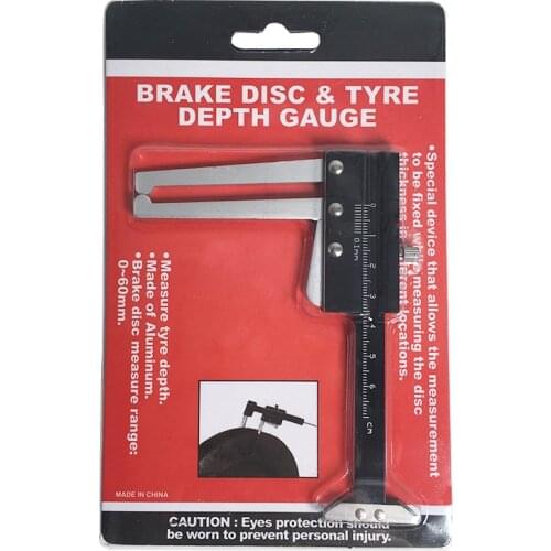 Brake Disc Thickness Measurement Caliper Brake Disc Measurement Tool Brake Disc Brake Pad Wear Thickness Test Tool