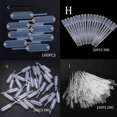 Laboratory Tools Pipettes Plastic Disposable Graduated Pasteur Pipette Dropper Polyethylene Makeup Tools