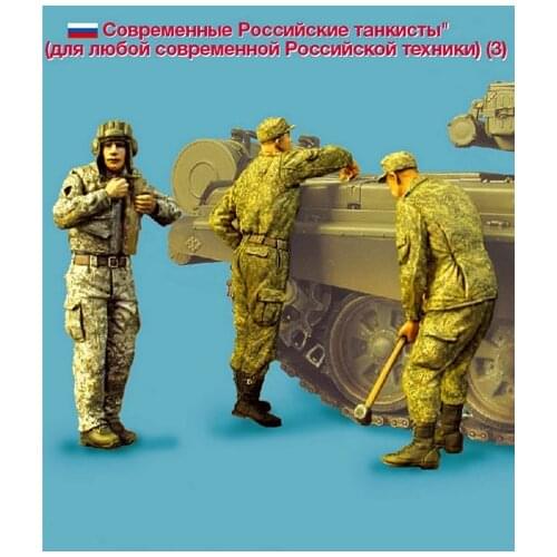 1/35 Scale Die-cast Resin White Model World War II Russian Soldiers Need Hand-painted Model Free Shipping