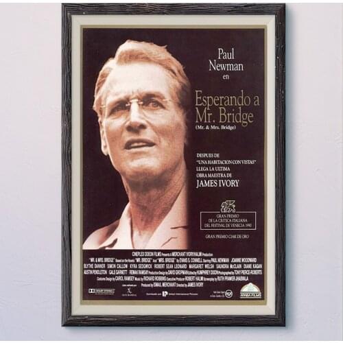 N206 MR. & MRS. BRIDGE (3) Vintage Classic Movie Wall Silk Cloth HD Poster Art Home Decoration Gift