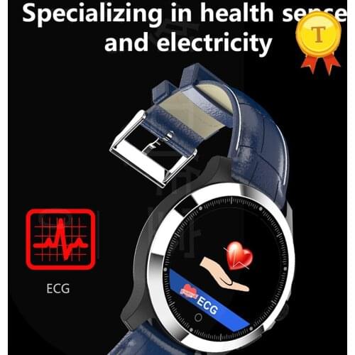 2019 Newest Waterproof ECG+PPG heart rate monitor smart watch women fitness tracker band Intelligent Wristband for Android ios