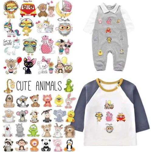 NEW Iron On Patches For Baby Shirt Clothes Heat Transfer Accessories Stickers Fashion Patches CQ