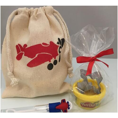 Custom Airplane birthday Candy Lollipop toy packets baby shower goodie favor muslim bags baptism wedding Hangover jewelry Kit