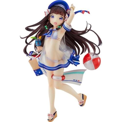 Pre-Sale Today I Started Relying On Loli To Eat Soft Rice! Nijo Toka Swimsuit Anime Figures Pvc Model Cartoon Toy Anime Gift