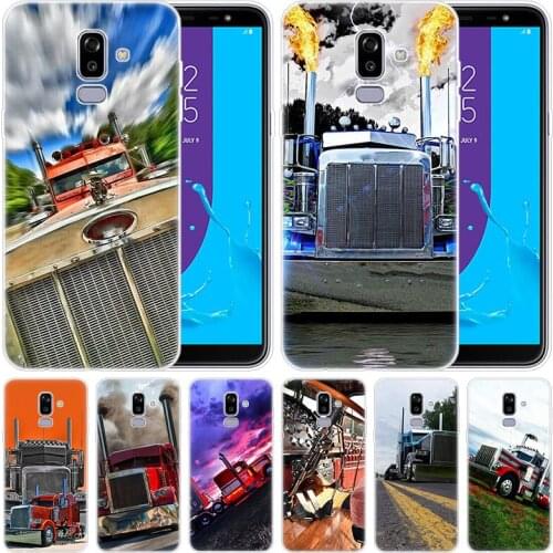 Luxury Silicone Case Greatest Peterbilt Trucks for Samsung Galaxy J8 J7 J6 J4 J2 2018 Core J3 2016 J5 2017 EU J4 Plus J7 Prime