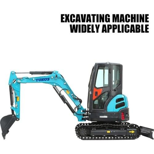 TE-35S Mini Excavator 3t Micro Excavator Small Digger Hydraulic Crawler Excavator Micro Digger Construction Machine