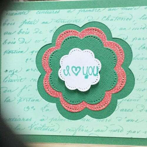 Flowers Frame Metal Cutting Die Stencils Template for Scrapbooking Paper Album Cards Gift Decor Knife Punch Mold Die Cut New