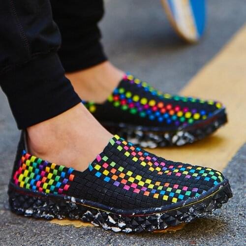 Unisex Men Women Walking Shoes Casual Men Jogging Shoes Zapatillas Hombre Light Flat Shoes Women Handmade Men Tenis Shoes