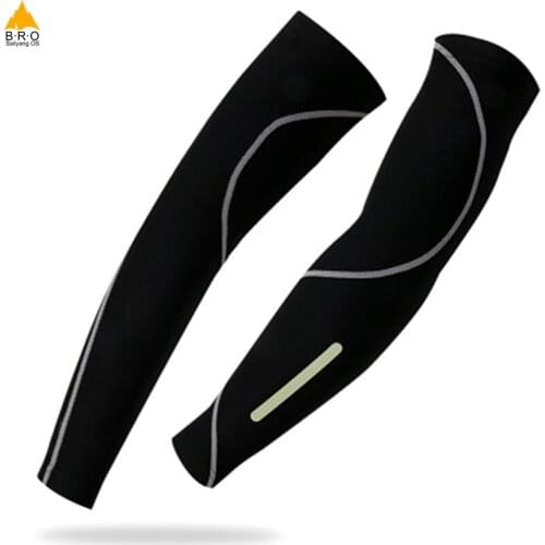 Cycling Sleeves Ice Silk Running Arm Sleeves Man Women Sport Sleeve Cycling Arm Warmers Protective Sleeve Basketball Arm Sleeve