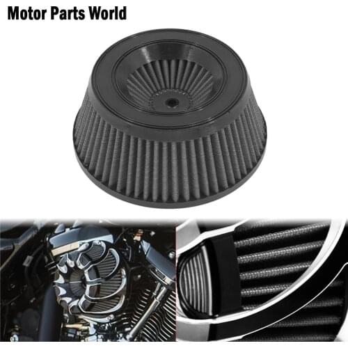 Motorcycle Air Cleaner Intake Filter Inner Grey Element Replacement For Harley Sportster XL883 Dyna Fatboy Touring FLHR Softail