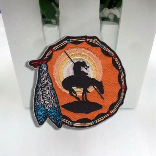 5PCS Dream Night Embroidered Iron On Patches For Garment Backpack Jeans Applique Sewing On Clothing Stickers For Clothes