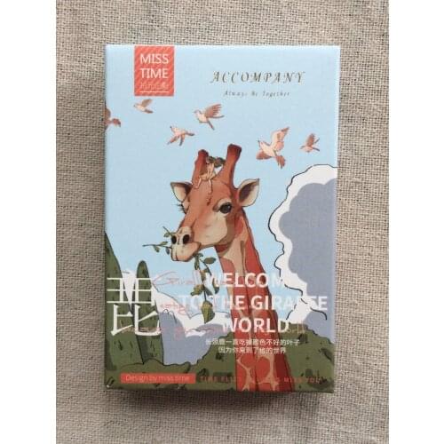 52mmx80mm happy deer paper lomo card(1pack=28pieces)