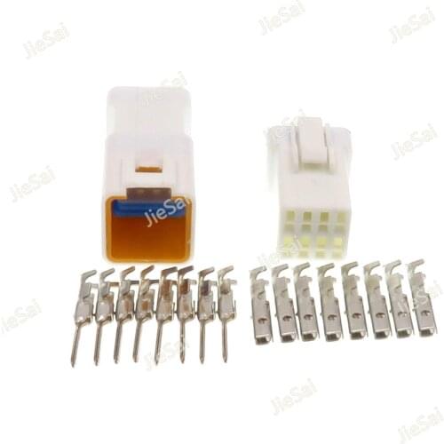 8 Pin 08R-JWPF-VSLE 08T-JWPF-VSLE Waterproof Connector Cable Socket For Rearview Mirror Heating Plug