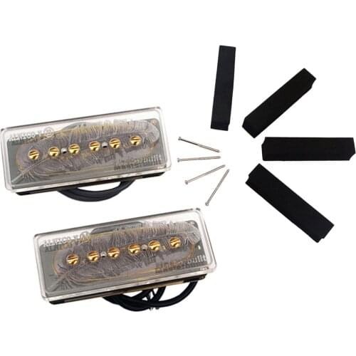 Electric Guitar Alnico V Soap Bar P90 Humbucker Pickup Bridge Neck for Instrument Accs