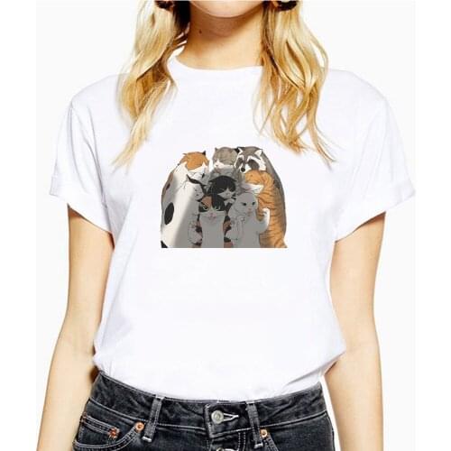 Graphic Tees Women Animal Tiger Cat Print Women T Shirt Clothing Summer Short Sleeve O-neck Casual Funny Oversized Harajuku Tops