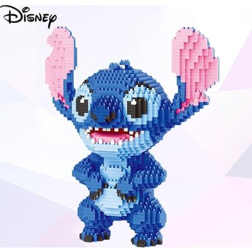 Disney Building Blocks Toys Stitch DIY Assembly 3D Figure Model Children Kid Adult Gift Diamond Decorative Articles Decorations