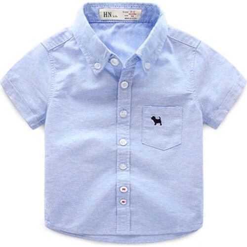 Miscirocco Boys' Short Sleeve Shirts