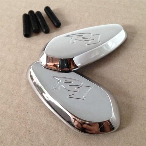 Motorcycle Mirror Block Off Base Plates For Yamaha YZF-R1 YZF R1 YZFR1 2000-2008 2007 2006 2005 2004 2003 2002 2001 Chrome