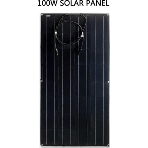 Full Power ETFE flexible Solar Panel 20w 100W For 12V 18V Battery Charge
