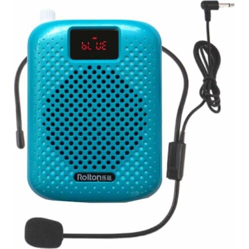 Rolton K500 Bluetooth Megaphone Portable Voice Amplifier Waist Band Clip Support Radio TF MP3 For Tour Guides, Teachers Column