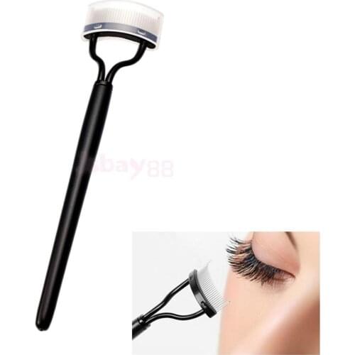 Professional Fashion Makeup Steel Needle Mascara Guide Applicator Eyelash Comb Eyebrow Brush Curler Cosmetic Tool Black