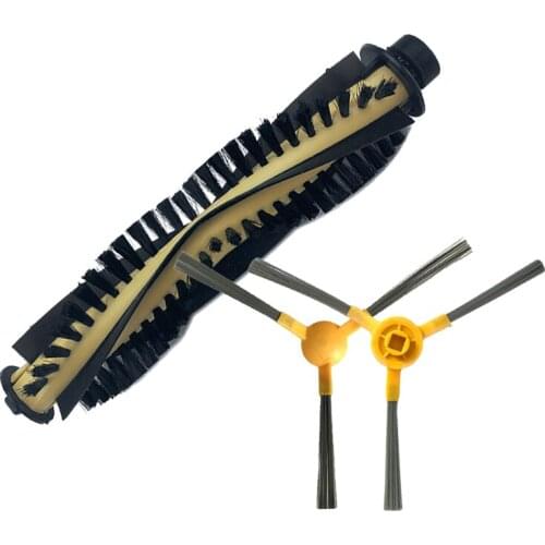 Vacuum Cleaner Main Roller Side Brush Mop Cloth for Mamibot EXVAC660,EXVAC680S,EXVAC880 Robot Vacuum Cleaner Parts Replacement