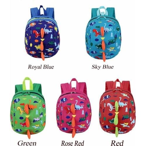 Cute Dinosaur Baby Safety Harness Backpack Toddler Anti-lost Bag Children extremely durable sturdy and comfortable Schoolbag