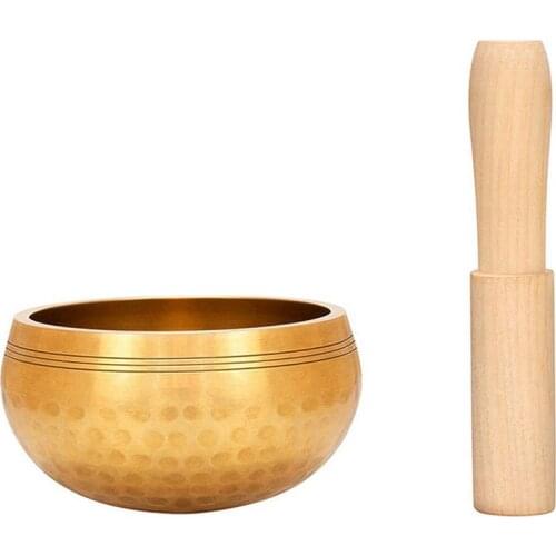Nepal Tibet Buddha Sound Bowl Yoga Meditation Chanting Bowl Brass Handicraft Music Therapy Tibetan Singing Bowl
