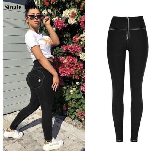 Push Up Denim Pants Women Fashion Icon Skinny Jeans Mujer Pantalones Mujer Cintura Alta Black Sweatpants Pantalon Femme 2021