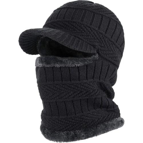 Winter Hat Skullies Beanies Hats Winter Beanies For Men Women Wool Scarf Caps Balaclava Mask Gorras Bonnet Knitted Hat