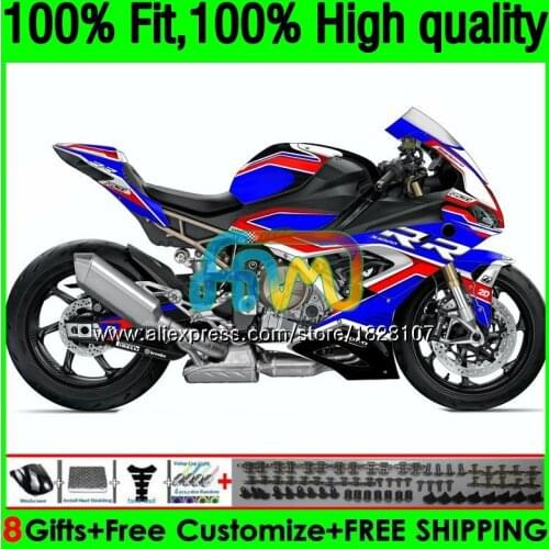 100%Fit Injection For NEW S1000 RR Blue red cool S1000RR 19 20 21 153BS.8 S1000-RR S 1000 RR S 1000RR 2019 2020 2021 OEM Fairing
