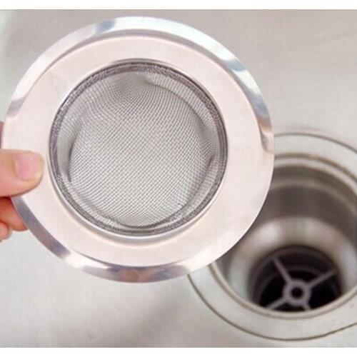 Hair Catcher Stopper Stainless Steel Bathtub Shower Drain Hole Filter Trap Metal Wire Sink Strainer Kitchen Bathroom Accessories