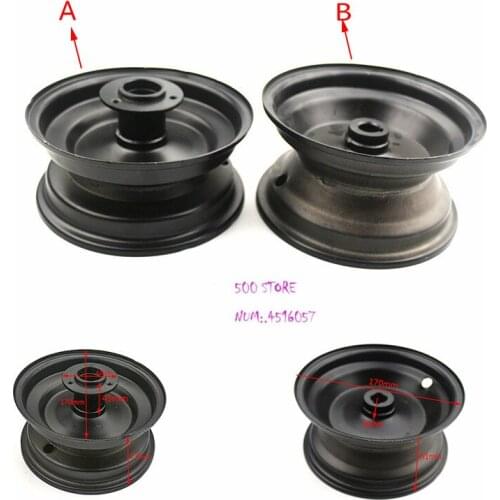 6 inch rims aluminum rear wheel hub use 145/70-6 tyres tires for ATV Go Kart Buggy Razor Scooter accessories
