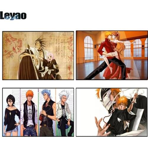 Anime Bleach Grimmjow Jaegerjaquez Diamond Mosaic Diamond Embroidery Full 5D Diy Diamond Painting Cross Stitch Kits Home Decor