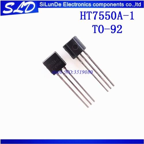 Free Shipping 200pcs/lot HT7550A-1 HT7550 7550A-1 TO-92 new and Original IN STOCK