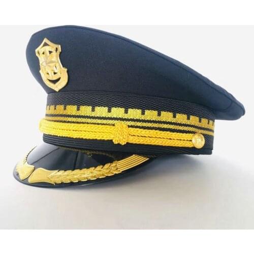 Free shipping New casual Mens male Security big cap property big felt style security service hat big cap