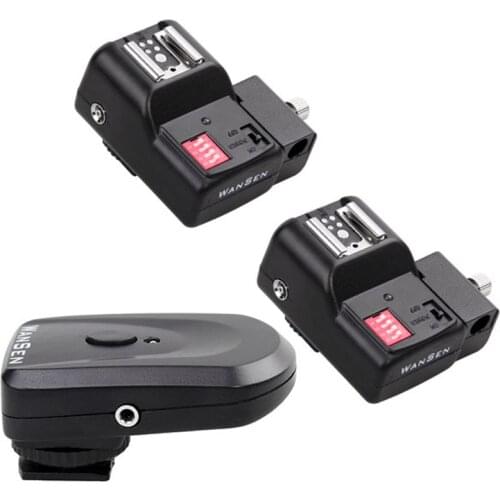 Radio Professiona Wireless Flash Trigger+2 Receiver PT-16NE 16 Channels with Umbrella Holder For Canon Nikon Sony