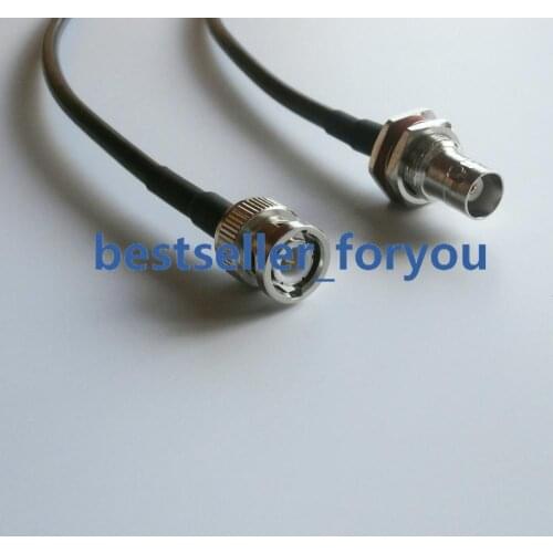 BNC Q9 Male Plug To BNC Q9 Female Jack RF Pigtail Coaxial Jump RG58 Cable 30cm