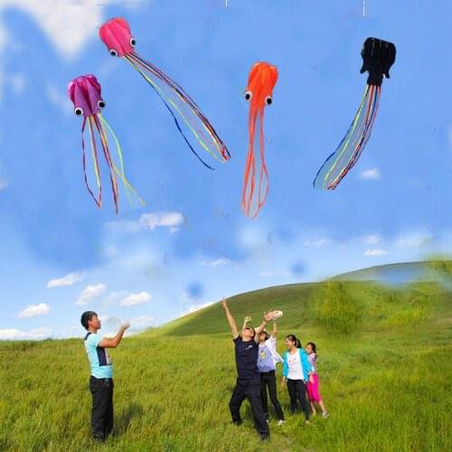 Large Mollusc Octopus With Long Colorful Tail For Children Adults Outdoor Game Activities Beach Trip Great Gift To Kids 400*80cm