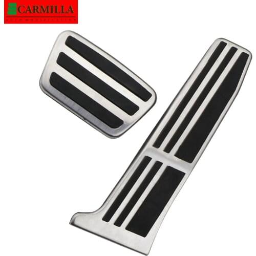 Carmilla Car Dead Brake Accelerator Pedal Foot Rest Pedals Covers For Lexus ES 2018-2021 GS 2016-2021 AT Pedal Cover