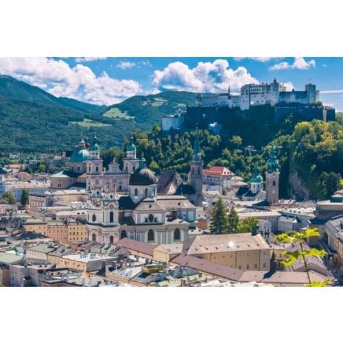 Rainbow city The wooden puzzle 1000 pieces ersion jigsaw puzzle white card adult childrens educational toys