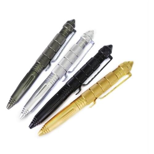 Military Tactical Pen Multifunction Self Defense Aluminum Alloy Emergency Glass Breaker Pen Outdoor EDC Security Survival Tool