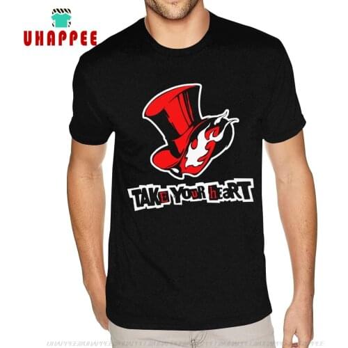 Short Sleeves O-Neck Natural Cotton Persona 5 Take Your Heart Tee Shirt Cost Boyfriends S TShirts