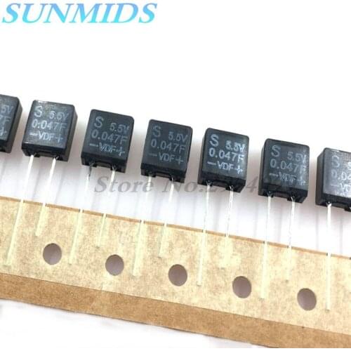 200pcs Super capacitor farad capacitor 5.5V 0.047F that 40,007 one thousand microfarads